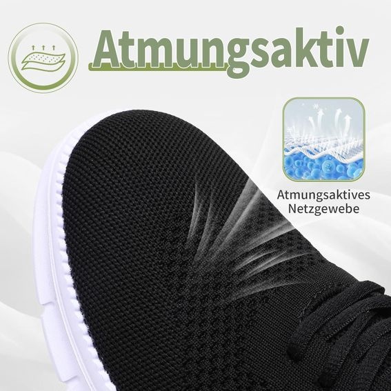 Pánské tenisky GHFKKB celočerné, prodyšné, lehké sportovní boty OK0741
