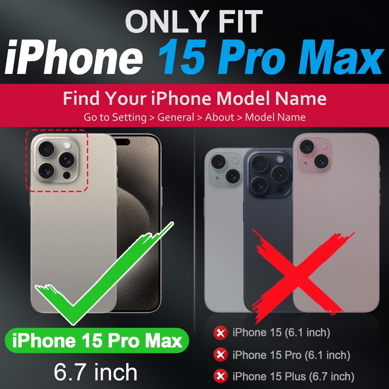 Kožené pouzdro SHIELDON pro iPhone 15 Pro Max s RFID OK1026