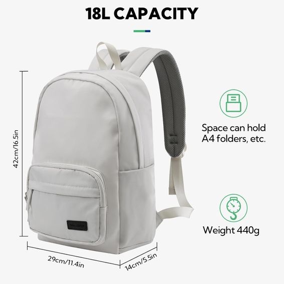 Lehký školní batoh WATERFLY 18 l se skrytým zipem proti OK1030